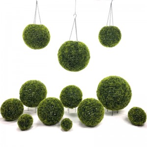 Moderna konstgjorda bollbomgräsbollar